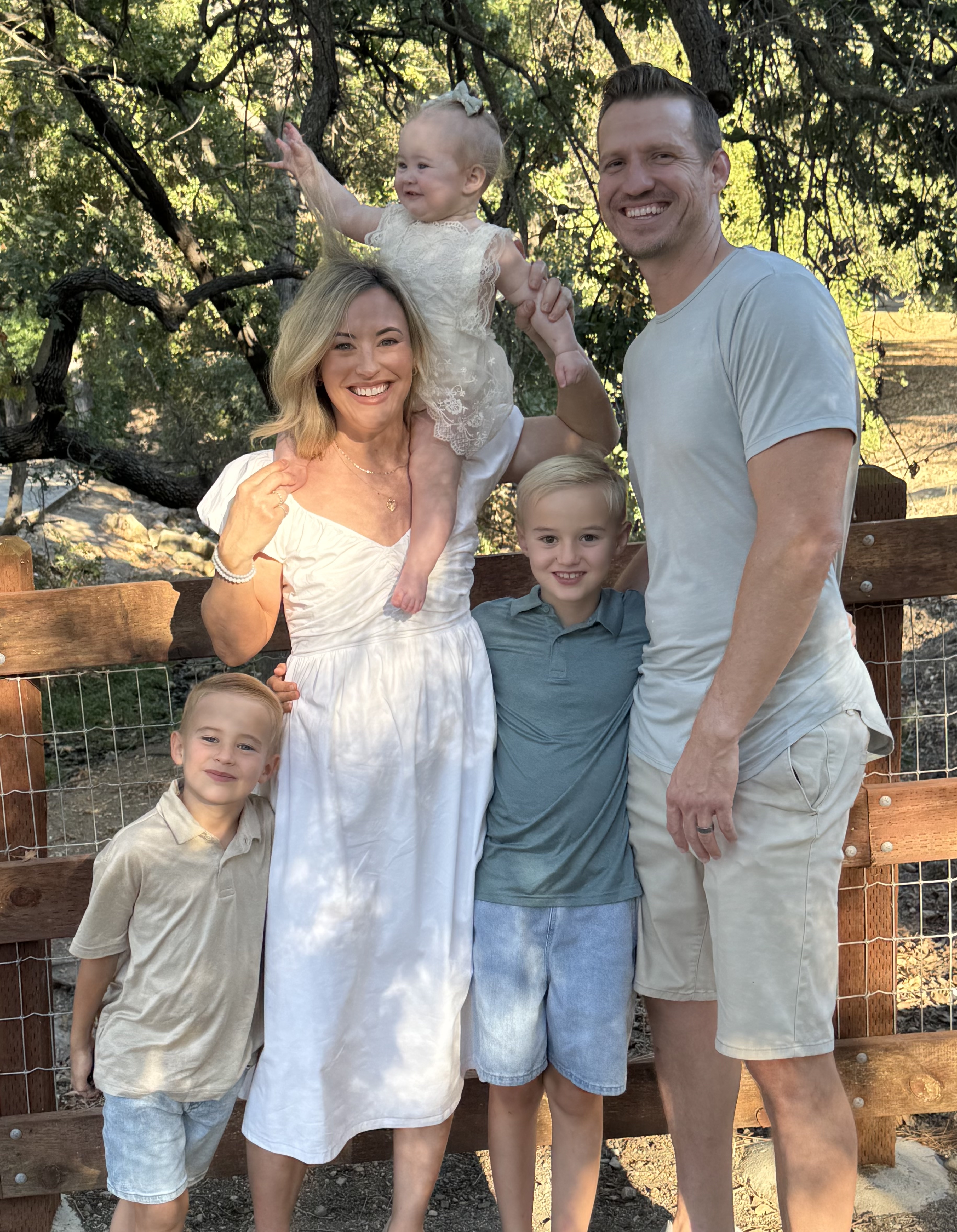 Dr. Chelsea Pinto and her family
